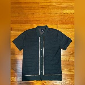 Abercrombie & Fitch Dark Green Button Down Shirt